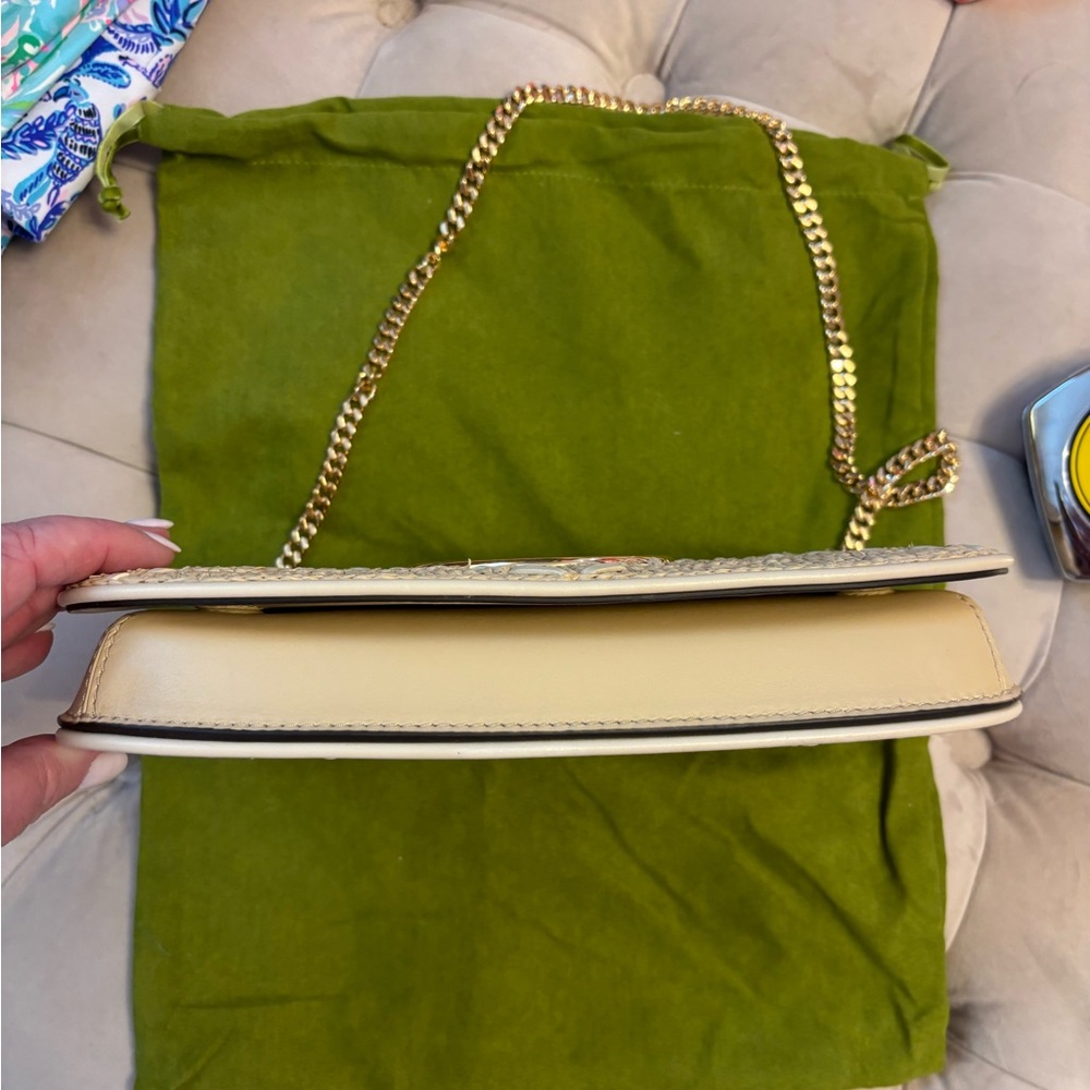 Tory Burch Reva Woven Clutch/Shoulder Bag - Picture 3 of 6